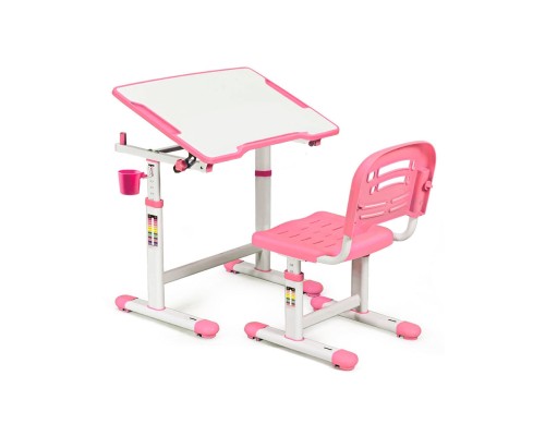 Парта зі стільцем Evo-kids Evo-07 Pink