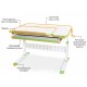 Парта Evo-kids Martin Green (Evo-430 WZ)