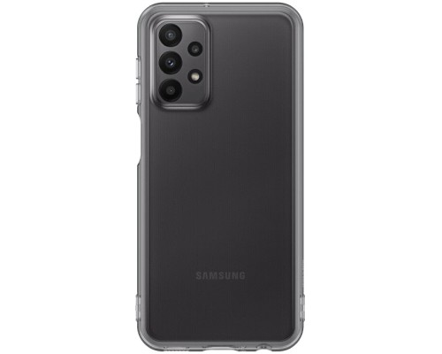 Чохол до мобільного телефона Samsung Soft Clear Cover Galaxy A23 (A235) Black (EF-QA235TBEGRU)