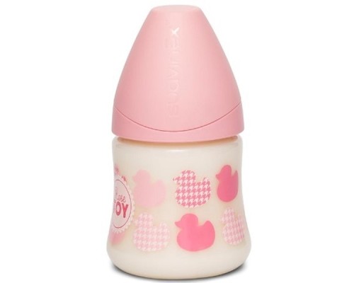 Пляшечка для годування Suavinex Історії малюків 150 мл рожева (304376)