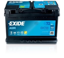 Акумулятор автомобільний EXIDE START-STOP AGM 72Ah 760EN (EK720)