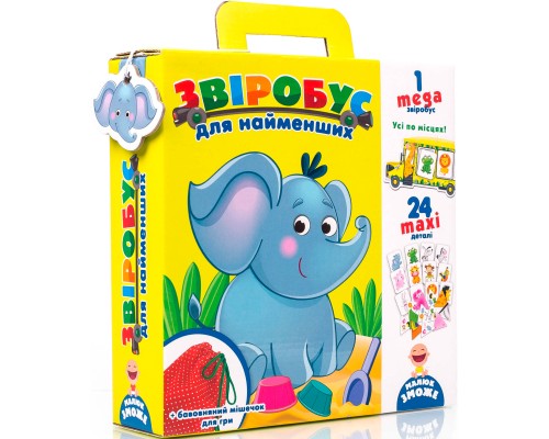 Розвиваюча іграшка Vladi Toys Гра з мішечком Звіробус для найменших (укр) (VT2906-02)