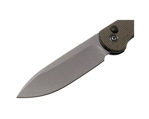 Ніж Civivi Button Lock Elementum Dark Green Micarta (C2103C)