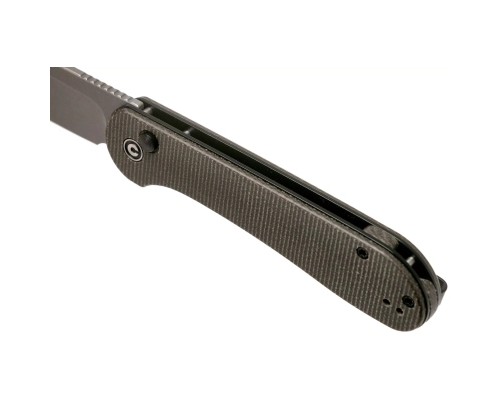 Ніж Civivi Button Lock Elementum Dark Green Micarta (C2103C)