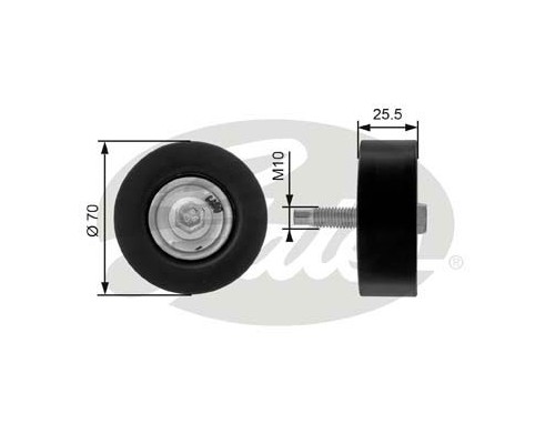 Ролик натягувача ременя Gates T36200