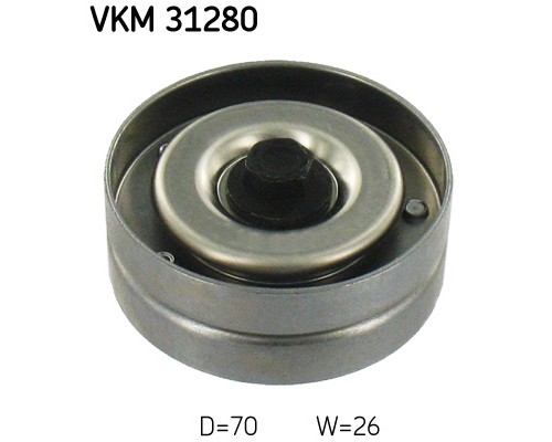 Ролик натягувача ременя SKF VKM 31280