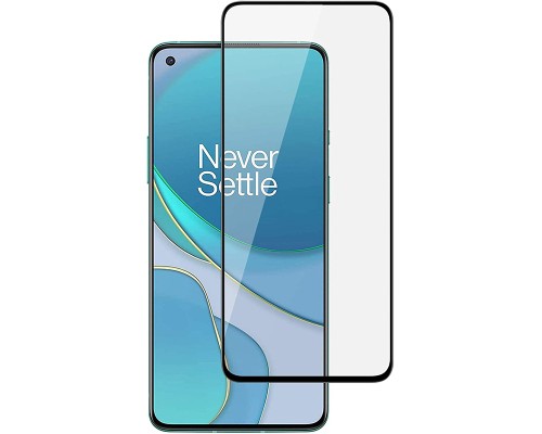 Скло захисне PowerPlant Full screen OnePlus 8T, Black (GL609321)