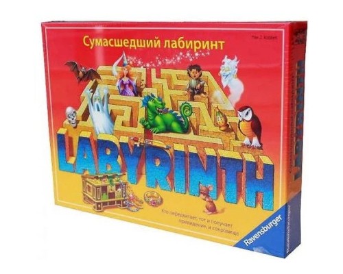 Настільна гра Ravensburger Божевільний лабіринт (Labyrinth) (26448) Настільна гра Ravensburger Божевільний лабіринт (Labyrinth) (26448)