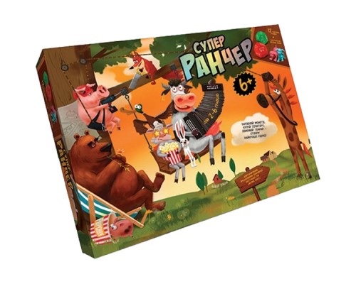 Настільна гра Danko Toys Супер Ранчер, українська (G-SR-01-01U)