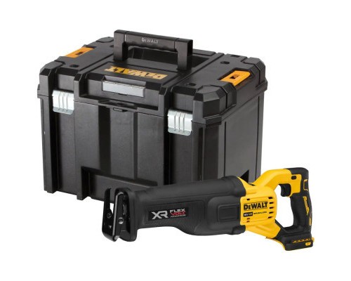 Шабельна пила DeWALT 18В XR Li-lon, 0 - 3000 ход/хв, 3.5 кг, кейс TSTAK (без АКБ та ЗП) (DCS386NT)