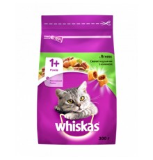 Сухий корм для кішок Whiskas з ягням 300 г (5900951305719/5900951014086)