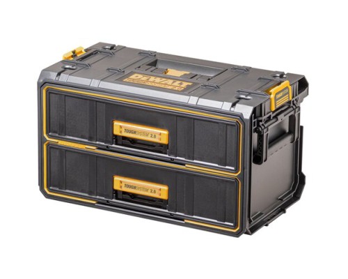 Ящик для інструментів DeWALT TOUGHSYSTEM 2.0, 555х320х320 мм, модуль на 2 ящики (DWST83529-1)