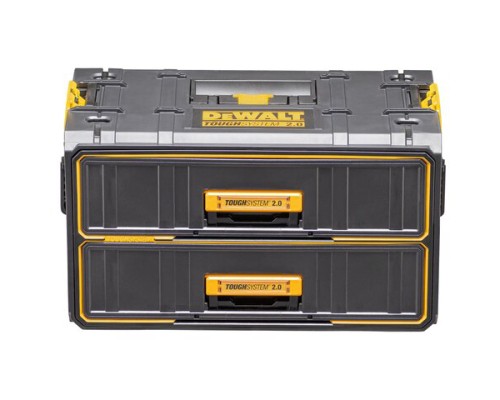 Ящик для інструментів DeWALT TOUGHSYSTEM 2.0, 555х320х320 мм, модуль на 2 ящики (DWST83529-1)