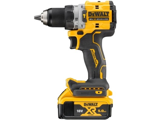 Шуруповерт DeWALT 18V XR Li-Ion 5Ah, 90 Нм, 0-650/0-2000 об/хв., кейс TSTAK (DCD805P2T)