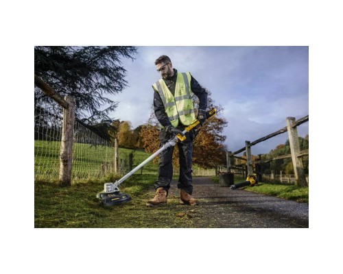 Тример садовий DeWALT 18 В, 5Ач, волосінь 2 мм, ширина косіння 36 см (DCMST561P1)