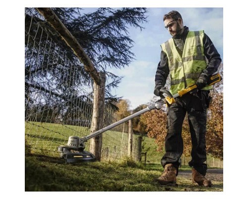 Тример садовий DeWALT 18 В, 5Ач, волосінь 2 мм, ширина косіння 36 см (DCMST561P1)