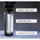 Шейкер спортивний SmartShake Insulated Steel 750ml Black (11152001)