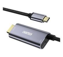 Перехідник USB-C to HDMI 1.8m 4K60Hz Choetech (XCH-M180GY) Перехідник USB-C to HDMI 1.8m 4K60Hz Choetech (XCH-M180GY)
