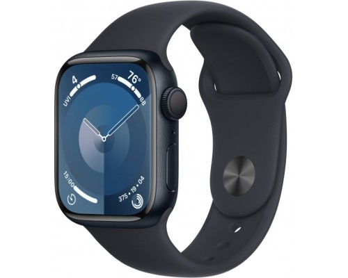 Смарт-годинник Apple Watch Series 9 GPS 41mm Midnight Aluminium Case with Midnight Sport Band - S/M (MR8W3QP/A)