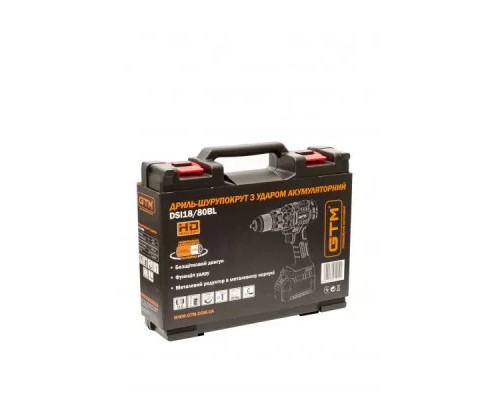 Шуруповерт GTM DSI18/80BL