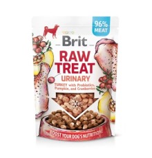Ласощі для собак Brit Raw Treat freeze-dried Urinary індичка 40 г (8595602564460)