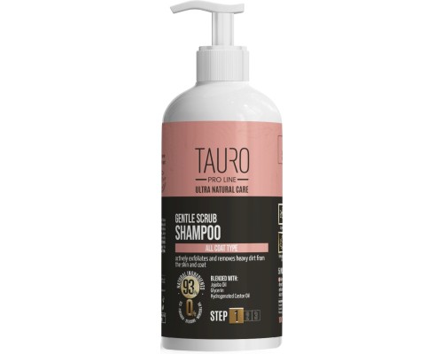 Шампунь для тварин Tauro Pro Line Ultra Natural Care Gentle Scrub 1000 мл (TPL63599) Шампунь для тварин Tauro Pro Line Ultra Natural Care Gentle Scrub 1000 мл (TPL63599)
