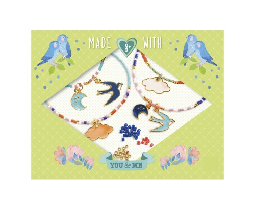 Набір для творчості Djeco Птахи в небі виготовлення браслетів дружби (DJ00016)