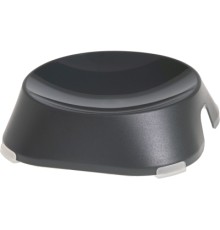 Посуд для котів Fiboo Flat Bowl миска з антиковзаючими накладками темно-сіра (FIB0094)
