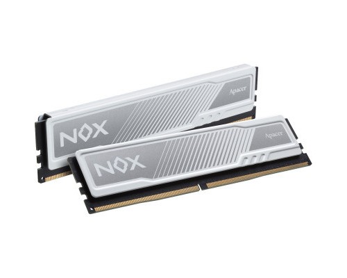 Модуль пам'яті для комп'ютера DDR4 16GB (2x8GB) 3200 MHz NOX White Apacer (AH4U16G32C28YMWAA-2)