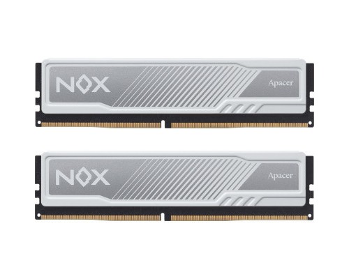 Модуль пам'яті для комп'ютера DDR4 16GB (2x8GB) 3200 MHz NOX White Apacer (AH4U16G32C28YMWAA-2)