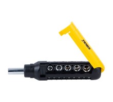 Викрутка Sigma з реверсом + насадки торцеві та біти 1/4