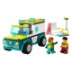 Конструктор LEGO City Карета швидкої допомоги й сноубордист 79 деталей (60403)