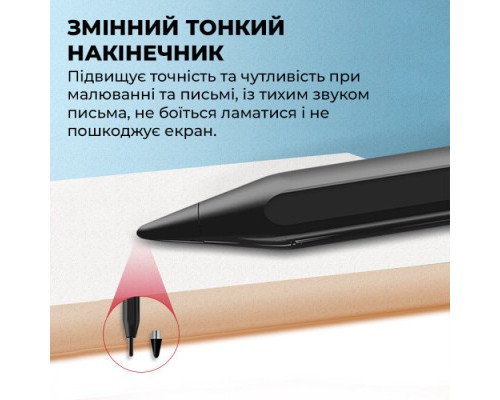 Стилус AirOn AirPen 2 для ємнісного дисплею Black (6126755803228)