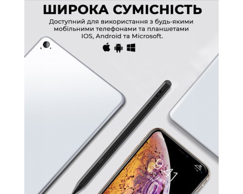 Стилус AirOn AirPen 2 для ємнісного дисплею Black (6126755803228)