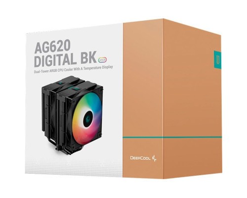 Кулер до процесора Deepcool AG620 Digital BK ARGB (R-AG620-BKADMN-G-2)