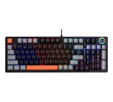Клавіатура Xtrike ME GK-987 RGB Mechanical USB UA Black/Grey (GK-987GGRUA)