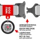 Нашийник для тварин WAUDOG Nylon з QR паспортом 
