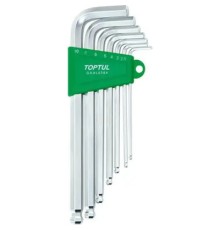 Ключ Toptul шестигранний подовжений з шаром 2,5-10мм 7шт. (GAAL0704)