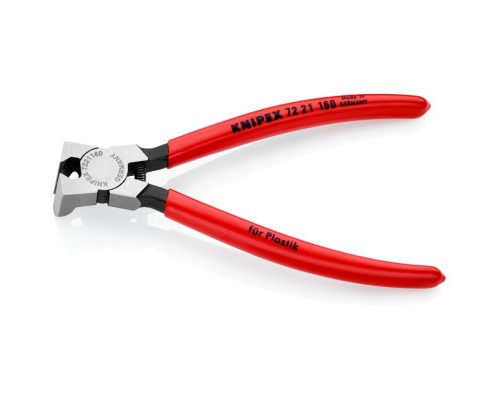Кусачки KNIPEX бічні для пластмаси (72 21 160)