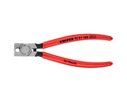 Кусачки KNIPEX бічні для пластмаси (72 21 160)