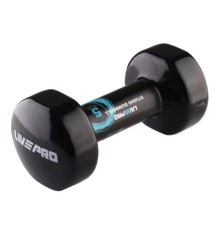 Гантель LivePro Studio Dumbbell LP8076-5 вінілова 1шт чорний Уні 5кг (2020301080080)
