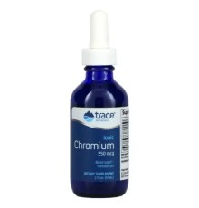 Мінерали Trace Minerals Хром Іонний у краплях, 550 мкг, Ionic Chromium, 59 мл (TMR-00015)