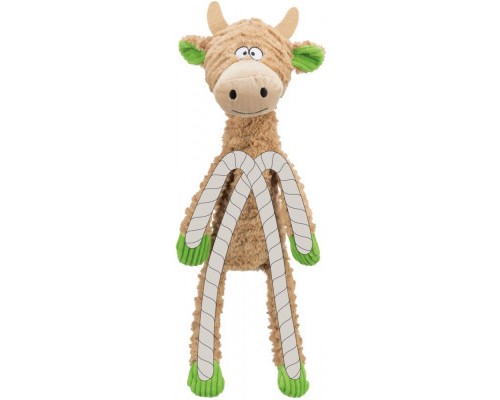 Іграшка для собак Trixie Корова зі звуком 50 см бежева (4047974347218)