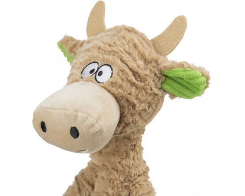 Іграшка для собак Trixie Корова зі звуком 50 см бежева (4047974347218)