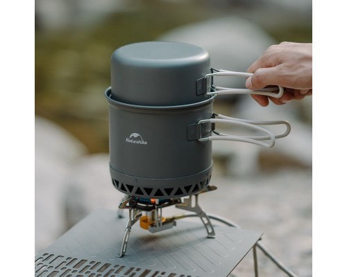 Набір туристичного посуду Naturehike CNK2300CJ0002 1,2 л алюміній (6976023929595) Набір туристичного посуду Naturehike CNK2300CJ0002 1,2 л алюміній (6976023929595)