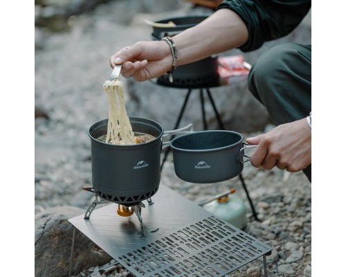 Набір туристичного посуду Naturehike CNK2300CJ0002 1,2 л алюміній (6976023929595) Набір туристичного посуду Naturehike CNK2300CJ0002 1,2 л алюміній (6976023929595)