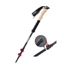 Трекінгові палиці Naturehike NH20DS003 135 см чорний/червоний 1 шт (6976023924699)