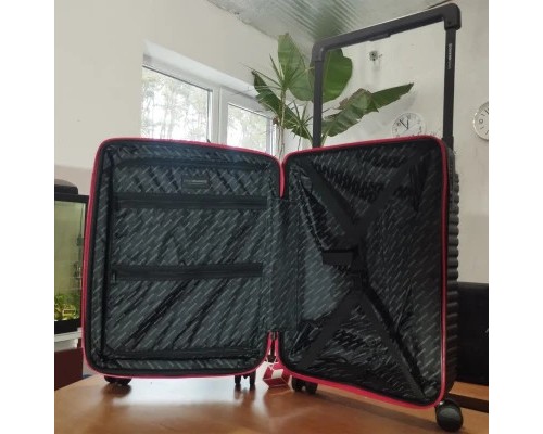 Валіза Swissbrand Nara (S) Black/Red (SWB_LHNAA010S) (DAS302539)