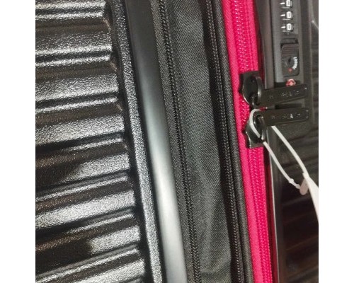 Валіза Swissbrand Nara (S) Black/Red (SWB_LHNAA010S) (DAS302539)