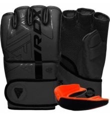 Рукавички для MMA RDX F6 Kara Matte Black L (GGR-F6MB-L)